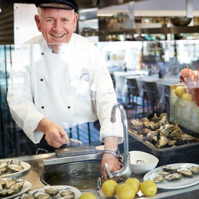 Chef at Nick's seafood image