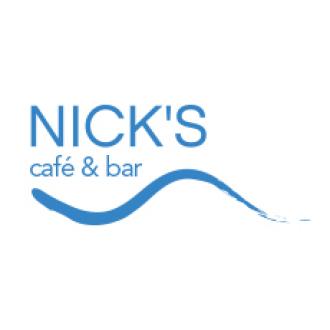 Nick's Seafood cafe and bar logo